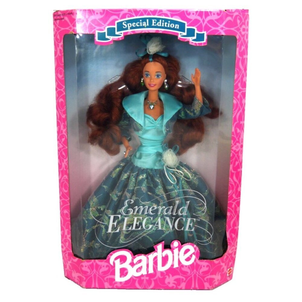 BARBIE Emerald Elegance Special Edition doll MATTEL 1994 NEW, BOX DAMAGED